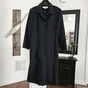 Liz Clairborne Long Petite Wool Coat 12P